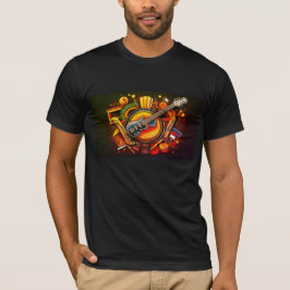 Camiseta RokcloneDesigns 2024 Art Intelligence Série Jazz