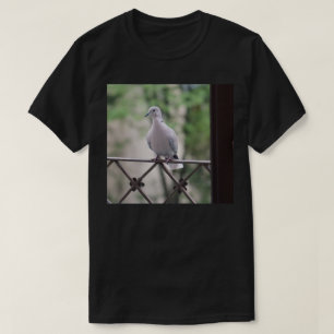 Camiseta Rola Branca Fofa Pombo Símbolo de Amor & Paz Pássa