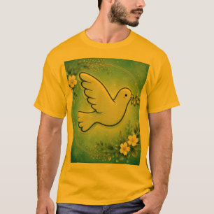 Camiseta Rola Pacífica em Flor.