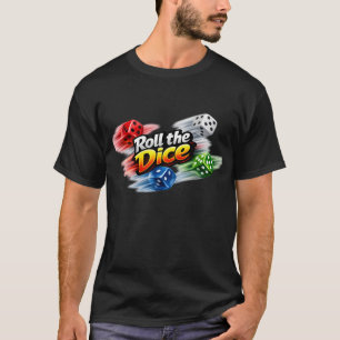 Camiseta Rolagem de Dados com Efeito de Movimento