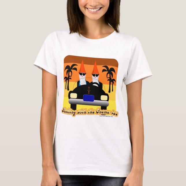 Camiseta Rolamento com o Gnom-ies (Frente)