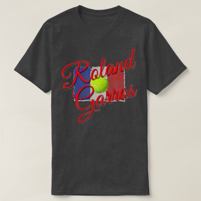 Camiseta Roland Garros ennis para o ventilador (Frente do Design)