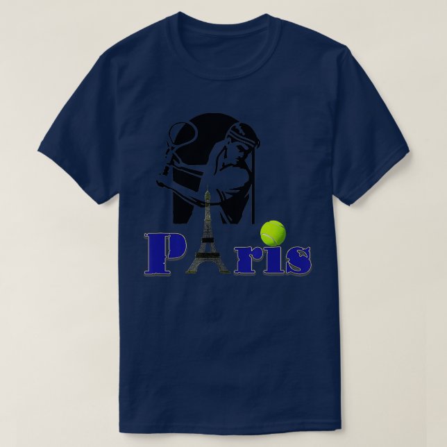 Camiseta Roland Garros Paris ennis (Frente do Design)