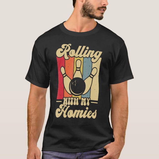 Camiseta Rolando com meu campeão de Boliches de casas (Frente)