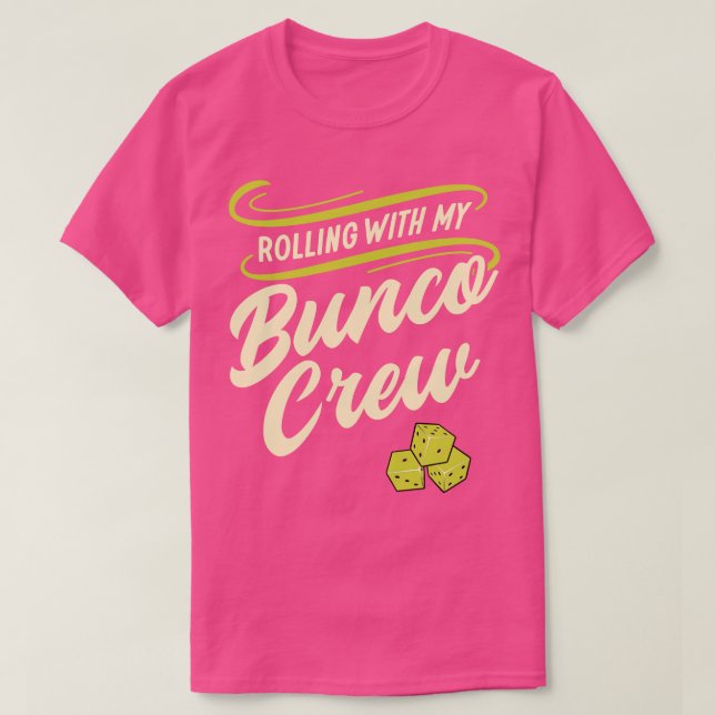 Camiseta Rolando Com Meu Jogador Bunco Crew Bunco (Frente do Design)