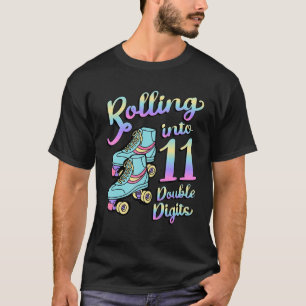 Camiseta Rolando Em 11 11 De Cilindros De Cilindros Duplos