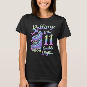 Camiseta Rolando em 11 Skates do cilindro de dois dígitos 1