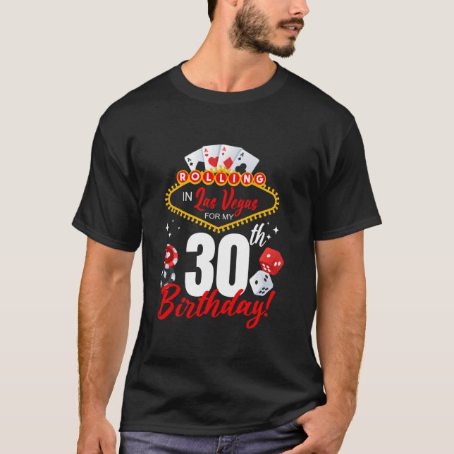 Camiseta Rolando Em Las Vegas aniversário de 30 anos Crew G (Frente)