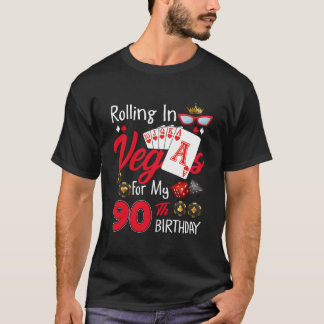 Camiseta Rolando Em Vegas Para Meu 90º Aniversário Em Las V