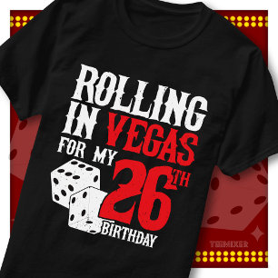 Camiseta Rolando na Festa de Dados do 26º Aniversário da Eq