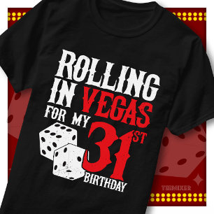 Camiseta Rolando na Festa de Dados do 31º Aniversário em Ve