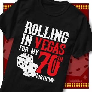Camiseta Rolando na Festa de Dados dos 70 Anos de Vegas Squ