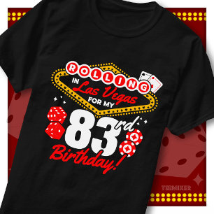 Camiseta Rolando no 83º Aniversário no Estilo Casino de Las