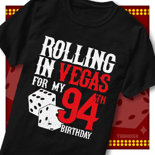 Camiseta Rolando no 94º Aniversário da Dice Party Squad em