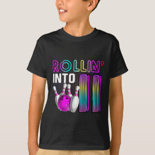 Camiseta Rolando no aniversário de boliche de 11 anos 11º a