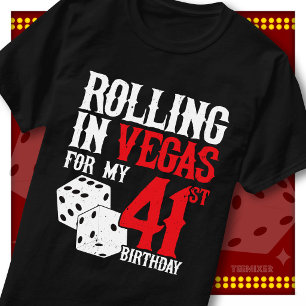 Camiseta Rolando no esquadrão da festa de dados do 41º aniv