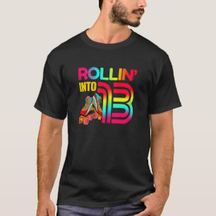 Camiseta Rolando para 12 anos de 12 de patinação de patins