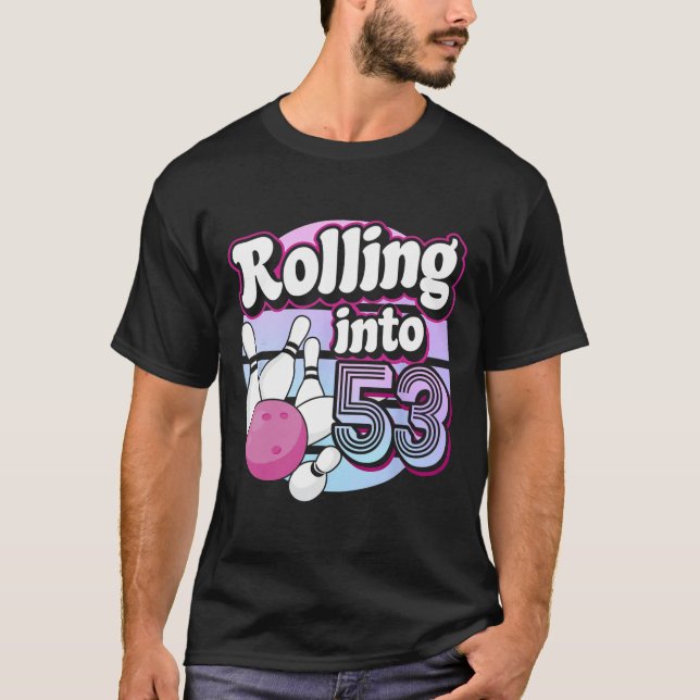 Camiseta Rolando Para 53 Boliches 53º Aniversário (Frente)