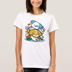 Camiseta Rolando Para Maio Como Pups Felizes - Cachorro Pri
