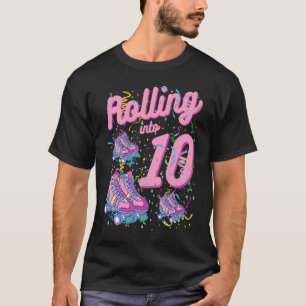 Camiseta Rolando para o 10º Skate do cilindro de aniversári