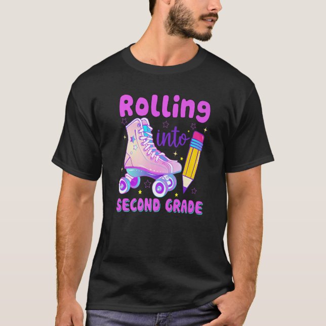 Camiseta Rolando Para O Skate Do Cilindro De Segundo Grau D (Frente)
