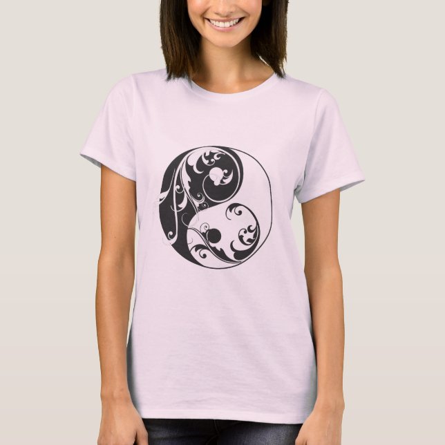 Camiseta Rolando Yin & Yang (preto) (Frente)
