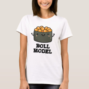 Camiseta Rolar Comida de Sushi Roll de de Corte
