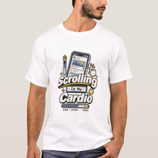 Camiseta Rolar é meu cardio | Vida Digital Divertida Rolar