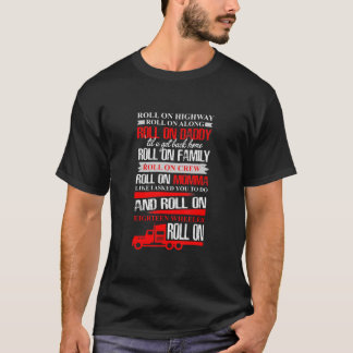 Camiseta Rolar Em Roteiro, Caminhoneiro
