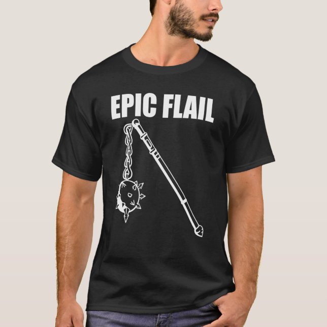 Camiseta Role Playing Epic Fail Foam Weapon (Frente)