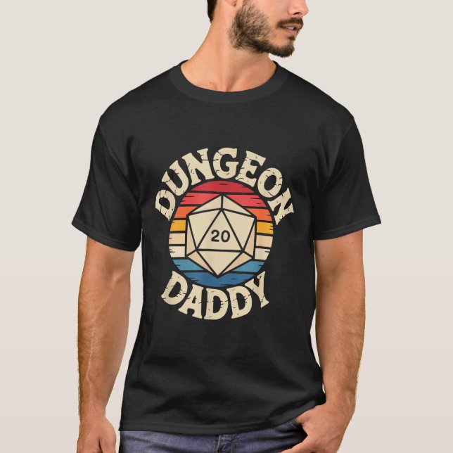 Camiseta Role Playing Gamer Dad Rpg Master Tabletop Funny R (Frente)