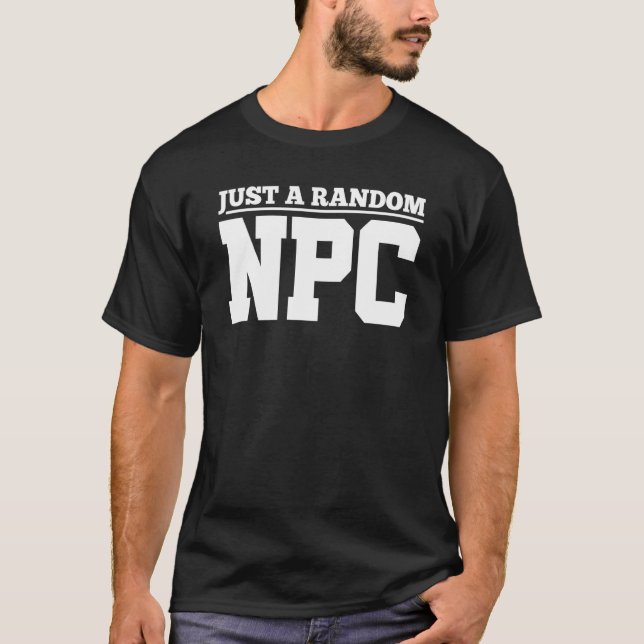 Camiseta Role Playing Just A Random NPC (Frente)