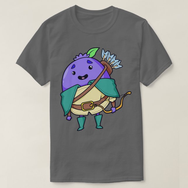 Camiseta Roleplay Character Hunter Blueberry (Frente do Design)