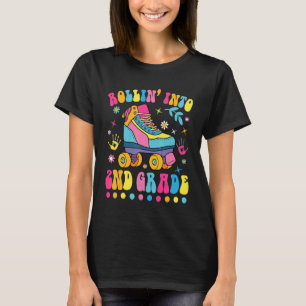 Camiseta Rolin' Em segundo Grau Roller Skate De Volta Para