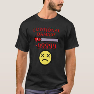 Camiseta Roll De Memória Engraçado Para Danos Emocionais