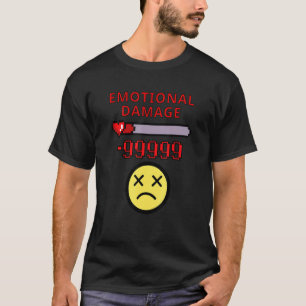 Camiseta Roll De Memória Engraçado Para Danos Emocionais