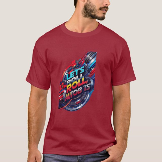 Camiseta Roll de vamos, Autobots (Frente)