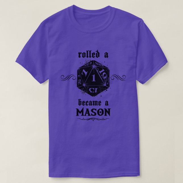 Camiseta Roll Mason sem sorte (Frente do Design)