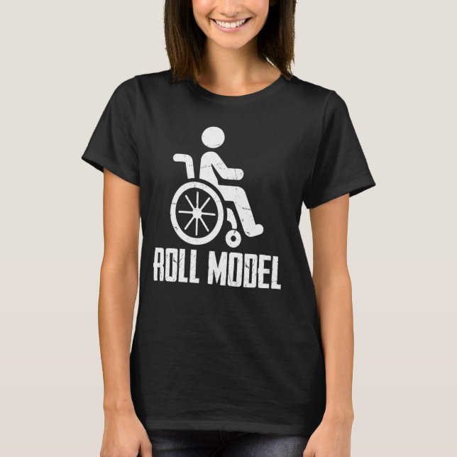 Camiseta Roll Modelo Paraplégico (Frente)