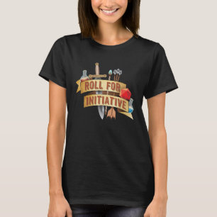 Camiseta Roll para Iniciativa Fantasy Gaming RPG