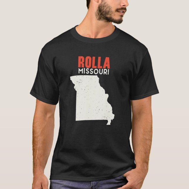 Camiseta Rolla Missouri EUA State America Viagem (Frente)
