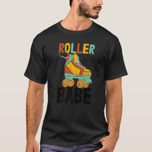 Camiseta Roller Babe Women Skating Rolling Calçados Anivers