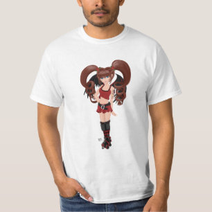 Camiseta Roller Derby Anime Fairy Skating