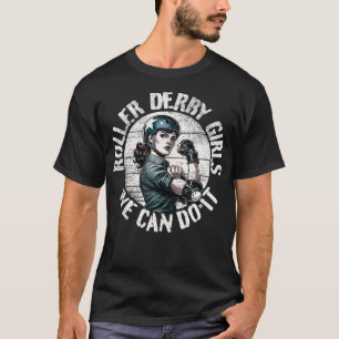 Camiseta Roller Derby Girls Pode Fazer Com Que Role Derby 3