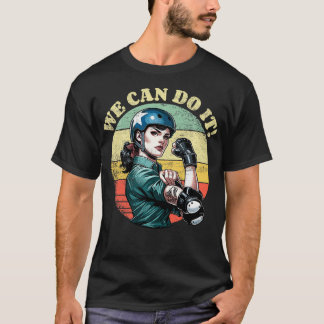 Camiseta Roller Derby Girls Pode Fazer Com Que Role Derby 3