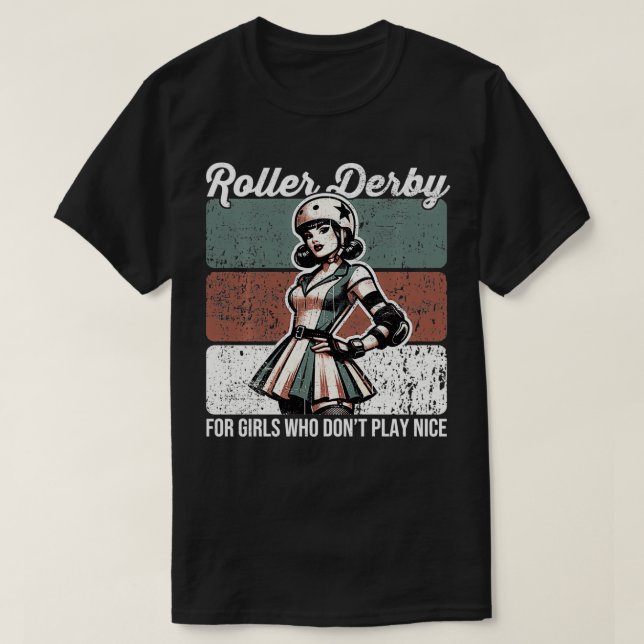 Camiseta Roller Derby Girls Roller Derby (Frente do Design)