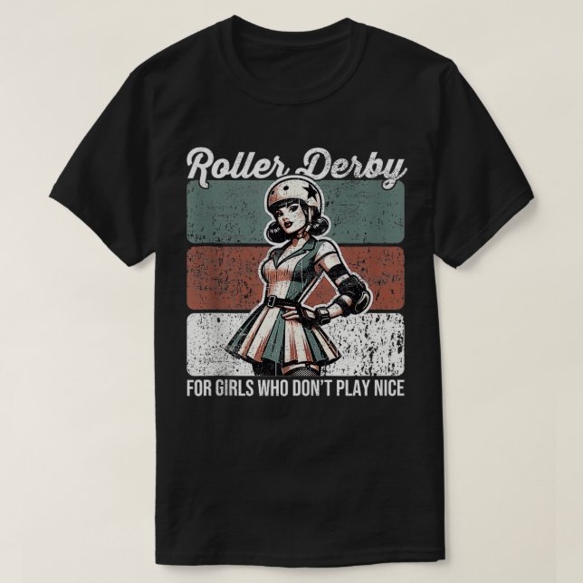 Camiseta Roller Derby Girls Roller Derby 1 (Frente do Design)