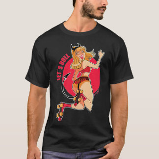 Camiseta Roller Derby LETx27S ROLL