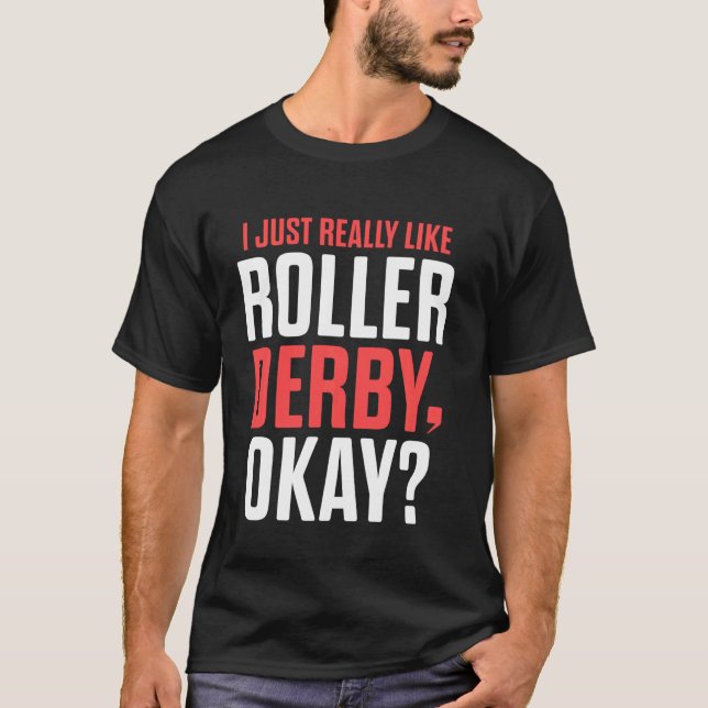 Camiseta Roller Derby Player Like Skating Team (Frente)