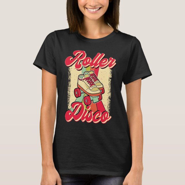 Camiseta Roller Disco T Party Dancer Rink (Frente)